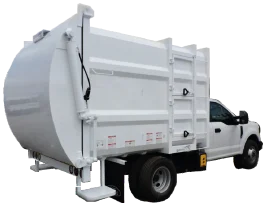 Camión compactador de basura de carga trasera