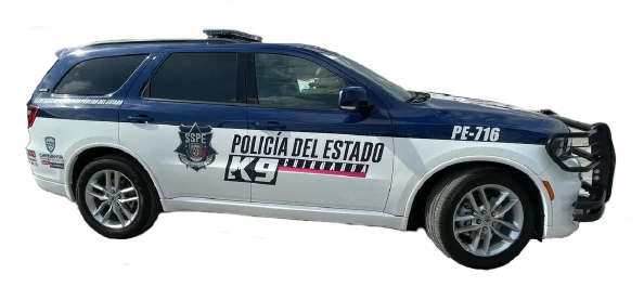 Unidad K9 de policía estatal