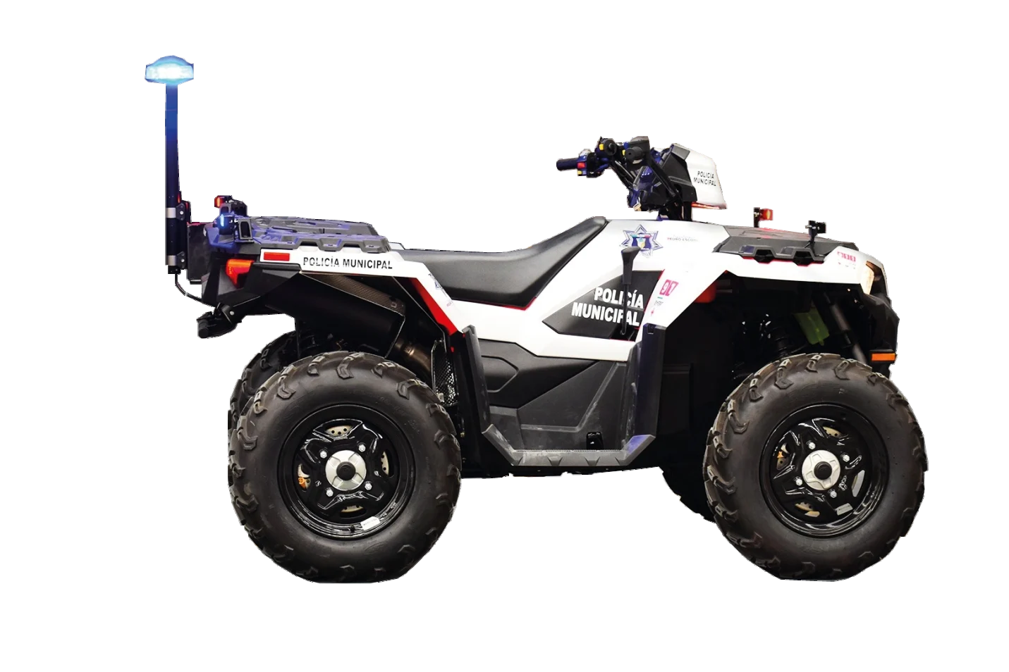 Cuatrimoto equipada como patrulla