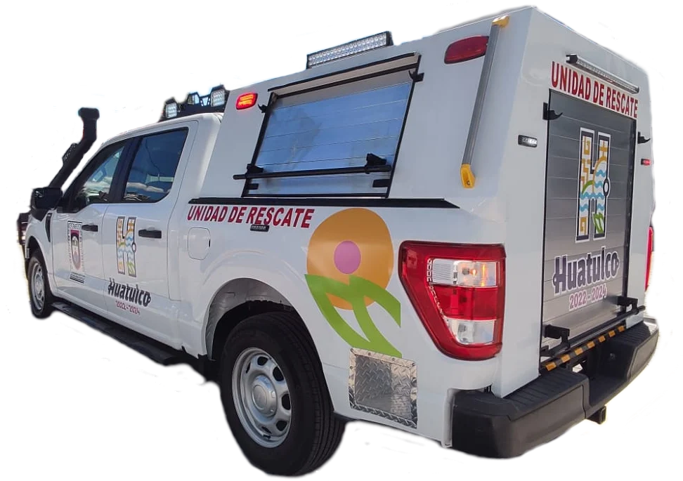 Pick up convertida en unidad de rescate